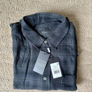 Rails Gray Plaid Casual Button Down Shirt